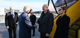 İlham Əliyev Danimarkaya işgüzar səfərə gedib