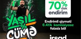 "İrşad"da 3-5 oktyabrda "Yaşıl Cümə" başlayır
