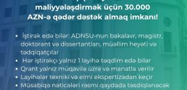 ADNSU-da daxili qrantların verilməsi ilə bağlı yeni qaydalar təsdiqlənib