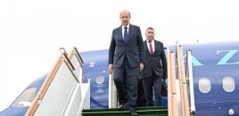 Ersin Tatar Azərbaycana səfərə gəlib