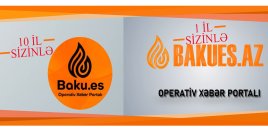 Bakues.az saytının 1 yaşı tamam olur