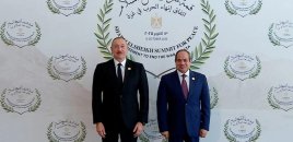İlham Əliyev Yaxın Şərq Sülh Sammitində iştirak edir