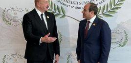 İlham Əliyev Yaxın Şərq Sülh Sammitində iştirak edir