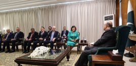 Milli Məclisin sədri Pakistan Prezidenti ilə görüşüb