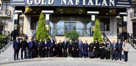 Şəhid ailələri Naftalanda müalicə alırlar - FOTOLAR
