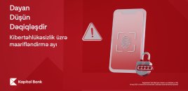 Kibertəhlükəsizlik üzrə maarifləndirmə ayında - Dayan, Düşün, Dəqiqləşdir! 