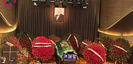 Ramiz Quliyevlə vida mərasiminə Prezident və Mehriban Əliyeva əklil göndərib