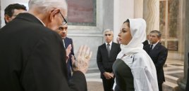 Birinci vitse-prezident bazilikadakı bərpa işləri ilə tanış oldu - FOTOLAR