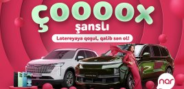 “Nar” “Çoox Şanslı” lotereyasına start verdi 