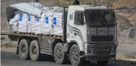 Atəşkəsin başlamasından bəri Qəzzaya gündəlik 560 ton ərzaq daxil olub