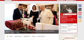 Birinci xanımın Roma Papası ilə görüşünü işıqlandırdılar - FOTOLAR
