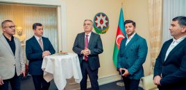 Marsol Group nümayəndə heyəti İsveçrədə səfir Fuad İsgəndərovla görüşdü - FOTOLAR