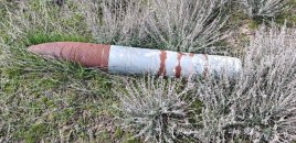 Salyanda partlamamış mərmi aşkarlandı