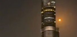 “Burc Xəlifə” yaxınlığında PUA belə vuruldu - Video