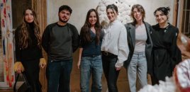 Prezidentin qızı və gəlini sərgidə - FOTOLAR