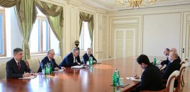 Prezident Aleksey Overçuku qəbul qəbul etdi - FOTOLAR