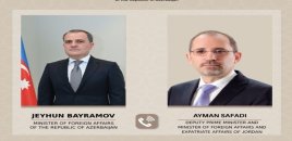 Ceyhun Bayramov iordaniyalı həmkarı ilə müzakirə apardı