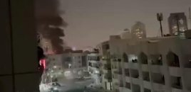 Dubayda ABŞ konsulluğunda PUA zərbəsi endirilib - VİDEO