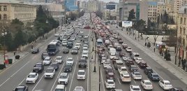 Bakıda bu yollarda sıxlıq var - SİYAHI