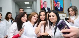 Leyla Əliyeva Narkoloji Mərkəzi ziyarət etdi - Fotolar