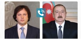 İlham Əliyev və İrakli Kobaxidze arasında telefon danışığı baş tutub