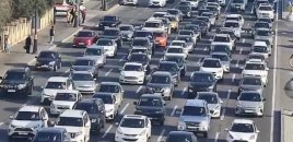 Bakıda bu yollarda sıxlıq var - SİYAHI