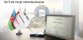 Kapital Bank qeyri-neft sektoru üzrə vergi rekordçusu ünvanını qoruyur