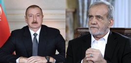 Pezeşkian İlham Əliyevə İrana humanitar yardımla bağlı niyyətinə görə minnətdarlığını bildirib