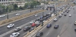 Bakıda bu yollarda sıxlıq var - SİYAHI