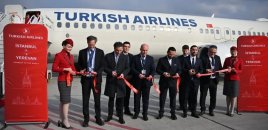 Türk Hava Yolları İrəvana uçuşlara başladı