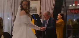 Bakıda maraqlı toy - Bəy 93, gəlin 42 yaşında - VİDEO