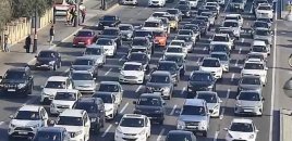 Bakıda bu yollarda sıxlıq var - SİYAHI