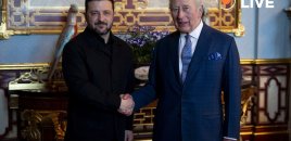 Zelenski Londonda kralla görüşdü