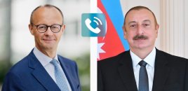 İlham Əliyevlə Fridrix Merts arasında telefon danışığı olub