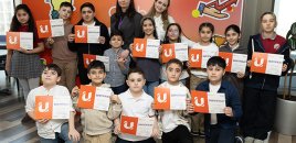 Unibank Qlobal Pul Həftəsi çərçivəsində məktəblilər üçün tədbir keçirib