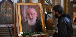 Patriarx II İliya ilə vida mərasimi keçirilir - Fotolar