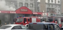 Naxçıvanda “Kəklikotu” restoranında yanğın baş verib