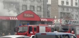 Naxçıvan şəhərində yerləşən “Kəklikotu” restoranında yanğın baş verib