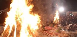 Sumqayıtda bayram tonqalına benzin tökənlər məsuliyyətə cəlb edilə bilər - AÇIQLAMA - VİDEO