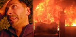 Orxan Aslanovun evində yanğın - VİDEO