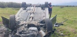 Lənkəranda yol qəzasında ər-arvad xəsarət alıb - FOTO