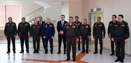 Müdafiə Nazirliyinin rəhbərliyi hərbi hospitalda olub - FOTOLAR