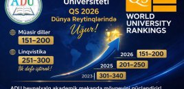 Azərbaycan Dillər Universiteti beynəlxalq reytinqlərdə növbəti zirvəyə yüksəldi