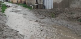 Gəncəyə yağan yağış ciddi fəsadlar törədib