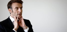 Makron: Hörmüz boğazının hərbi əməliyyat yolu ilə açılması real deyil