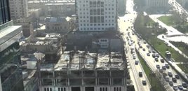 Bakıda tikintisi illərdir yarımçıq qalan binalar zibil poliqonuna çevrilir - VİDEO