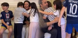 Safurə və həyat yoldaşının övladlarına sürprizi - Video