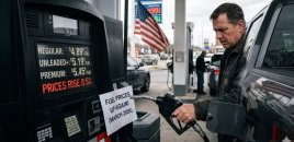 ABŞ-də İranla müharibə başlayandan bəri benzinin orta qiyməti 37 % artıb