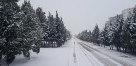 Azərbaycanın bəzi rayonlarına qar yağıb - FAKTİKİKİ HAVA