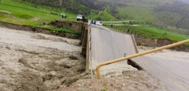 Sel Gilgilçay körpüsünü uçur, yol bağlandı